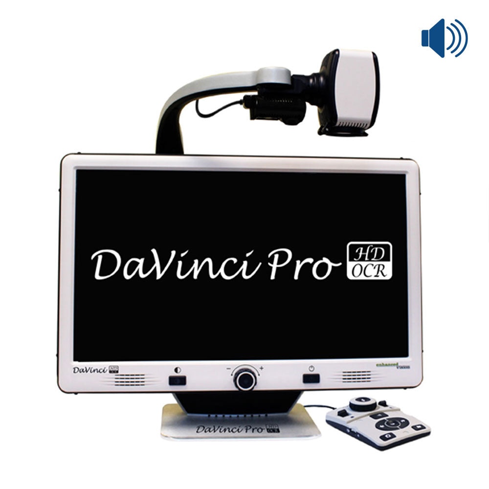 Devinci Pro desktop magnifier, displaied with the simple device controller.