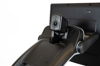 Humanware Reveal 16i desktop magnifier, showing it's folding back camera.